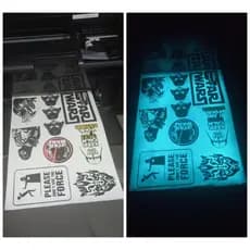 Adesivos Brilha No Escuro- Com Personalização - kit Revenda