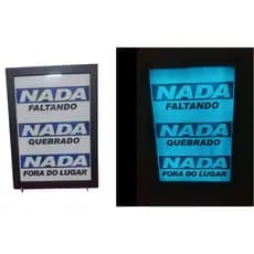 Quadro NADA FALTANDO NADA QUEBRADO NADA FORA DO LUGAR