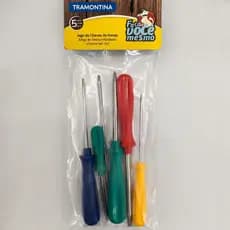 Kit Faça Você Mesmo- Contendo 5 Unidades De Chaves De Fenda