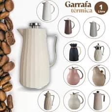 Garrafa Térmica 1 Litro Café Chá Click Abre e Fecha Luxo Mesa Posta