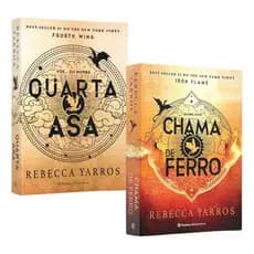 Quarta Asa (vol. 1) + Chama De Ferro (vol. 2) - Rebecca Yarros - Livros Físicos