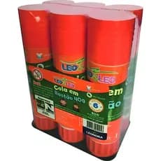 Cola Bastão 40g Leo Leo-Kit 6 Unidades