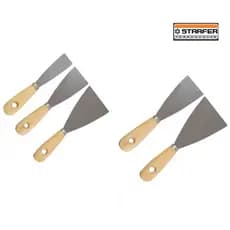 Espátulas de Aço Lisa 2cm, 4cm, 6cm, 8cm ou 10cm - Ferramenta Profissional