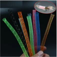 Material De Atado Fly 1 Metro De Tubo Malha Mylar 8 Mm