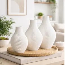 KIT Vasos Decorativo Moderno Elegante Vaso de flores plantas Decoração luxo vaso em espiral