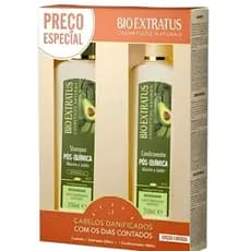 BIO EXTRATUS KIT PÓS QUÍMICA 250ml SHAMPOO + CONDICIONADOR (CABELOS DANIFICADOS)