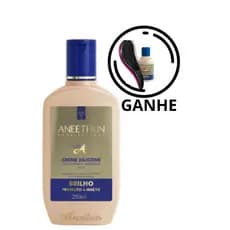 ANEETHUN KIT CREME SILICONE 250G + ESCOVA MÁGICA + CREME 40ml (aleatório)