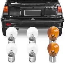 Jogo 6 Lampadas Comum Para Lanterna Traseira Kadett 1989 90 91 92 93 94 95 96 97 98 1999