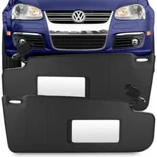 Quebra Tapa Sol Jetta Golf 2008 A 2012 Preto Com Espelho