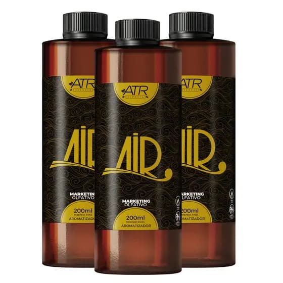Kit Essência Refil Recarga Máquina Profissional Nevoa Air Premium Vollmens 200ml - Escolha seu aroma