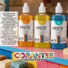 Kit Corante A Base De Água Para Sabonetes Cosméticos e Aromatizadores ATR ESSÊNCIAS 100ml - Escolha