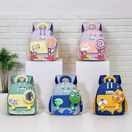 Mochila Infantil Leve De Desenho Animado Adequada Para Crianças De 3-6 Anos Tipo De Bolsa Preferencial Damien