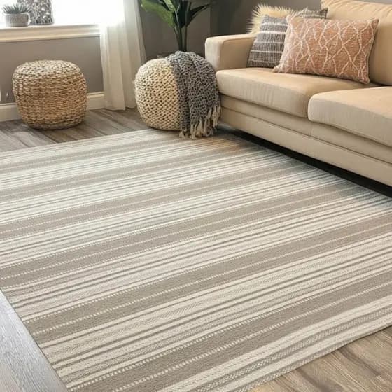 Tapete De Sala Arezzo Antiderrapante 2,00 X 2,50 Bege