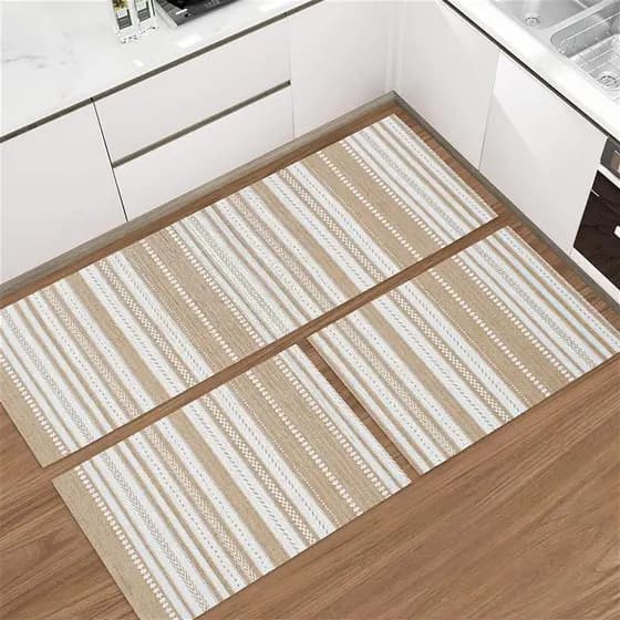 Kit De Cozinha 3 Peças Antiderrapante Toque Algodão Arezzo Resistente Versátil  Moderno e Funcional
