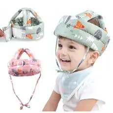 Capacete Protetor De Cabeça Infantil Com Tamanho Ajustável Para Bebês Engatinhar Primeiros Passos
