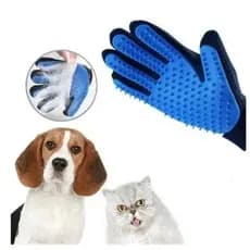 Luva Tira Pelos Cachorro Gato Massageadora Borracha Luva Nano Magnético Remove Pelo Pets Cães Gatos
