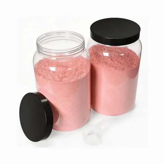 Kit 2 Potes Whey 3,6 Litros Tampa com Rosca Mantimentos + 2 Medidor 50ml