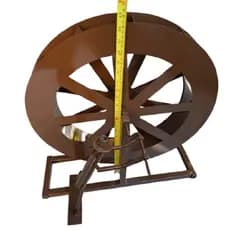 Roda Dágua 50 Cm Para Tanques Lagos De Peixes Com Homenzinho