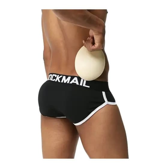 Cueca Com Enchimento Para Bumbum E Bojo Da Frente Jockmail