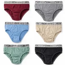 Kit Cuecas Masculina de Algodão Tradicional Slip Básica Simples 100% Algodão P ao G3 Plus Size