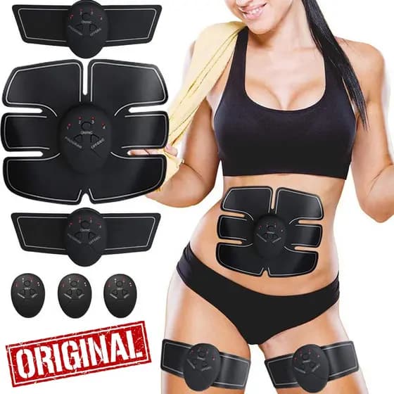 Aparelho Tonificador Muscular Elétrico Abdominal Perna Braço Smart Fitness Six Pad Estimulador Original
