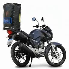 Bau Moto 45L Cabe Capacete Roupa Chuva Baslu