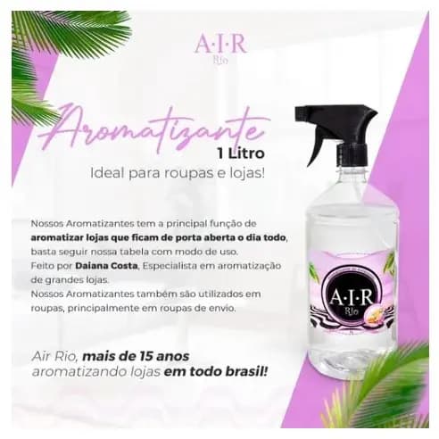 AROMATIZANTE DE LOJA FAMOSA AIR RIO LAVANDA MARTA - 1 LITRO