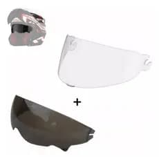 Viseira Original Cristal Para Capacete Pro Tork attack Hsa Promoção