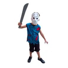 Fantasia Infantil Jason Halloween para Festas, Eventos