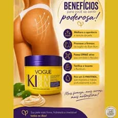 Esfoliante para Bumbum Vogue Ki Bum Bum 300g | Pele Mais Lisa, Hidratada e Macia