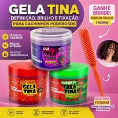 Gelatina Infantil 500g Ativadora de Cachos – Fixação Leve + Maciez + Sem Frizz