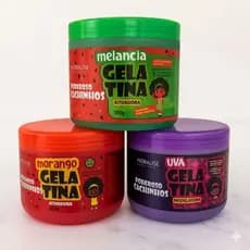 Gelatina Ativadora Infantil 500g – Definição dos Cachos + Brilho + Cheirinho Delicioso