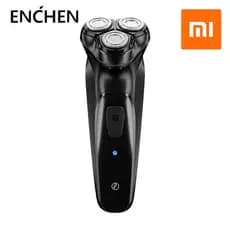 Barbeador elétrico ENCHEN BlackStone C, USB, Tipo C, Recarregável, inteligente, carregamento rápido Cor preta