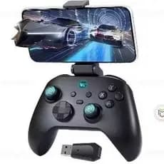 Controle Sem Fio G6 gamer com receptor e suporte celular gatilho Hall para Nintendo Switch/PS3/PS4/Android/iOS
