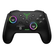 Controle sem fio S80 MacroGlow Wireless Game Controller com iluminação RGB vibração six eixos