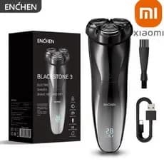 Barbeador elétrico enchen (Xiaonri) Blackstone 3 100% a prova de água com aparador de precisão e carregamento rápid