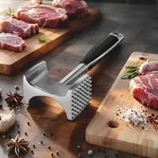 Amaciador Martelo De Carne Batedor Alumínio
