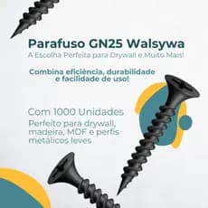 Kit Parafusos GN25 Drywall Trombeta
