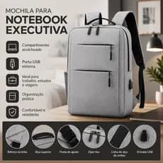 Mochila Notebook Laptop Masculina Feminina Escolar