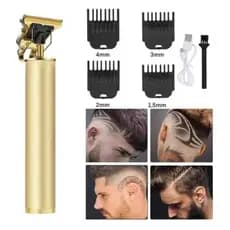 Máquina De Cortar e Aparar Cabelo Barbeador Elétrico Sem Fio Profissional