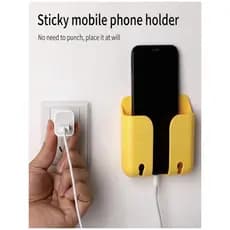 Suporte Multiuso De Parede Para Celular Controle Plástico Para Carregar Celular