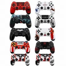 Controle Sem Fio Personalizado Compatível com PS4, PC e TV | Diversos Estilos | Bluetooth | Recarregável