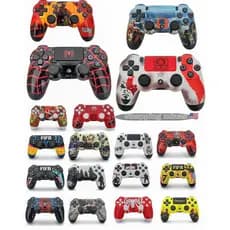 Controle Sem Fio Bluetooth Compatível com PS4, PC e Smart TV | Personalizado | Recarregável