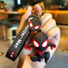 Chaveiro Homem Aranha 3D Premium Grande Emborrachado Colecionável Bolsas Mochilas Chaveiro Fofo