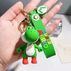 Chaveiro Premium Emborrachado 3D Alta Qualidade – Personagens Clássicos (Mario, Luigi e Outros) – Resistente e Detalhado