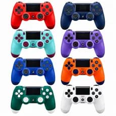 Controle Sem Fio Joystick Gamepad Bluetooth Compatível com PS4 TV Notebook PC Celular - Múltiplas Cores
