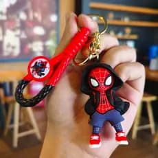 Chaveiro Homem Aranha Capuz 3D Premium - Design Adorável e Material Durável