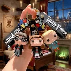 Chaveiro 3D Harry Potter Colecionáveis PVC Alta Qualidade