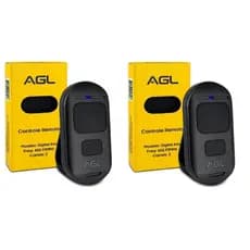 Kit 2 Controle Remoto Agl 433mhz universal Portão automático