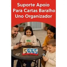 Suporte Cartas UNO – Apoio Baralho Organizador Porta